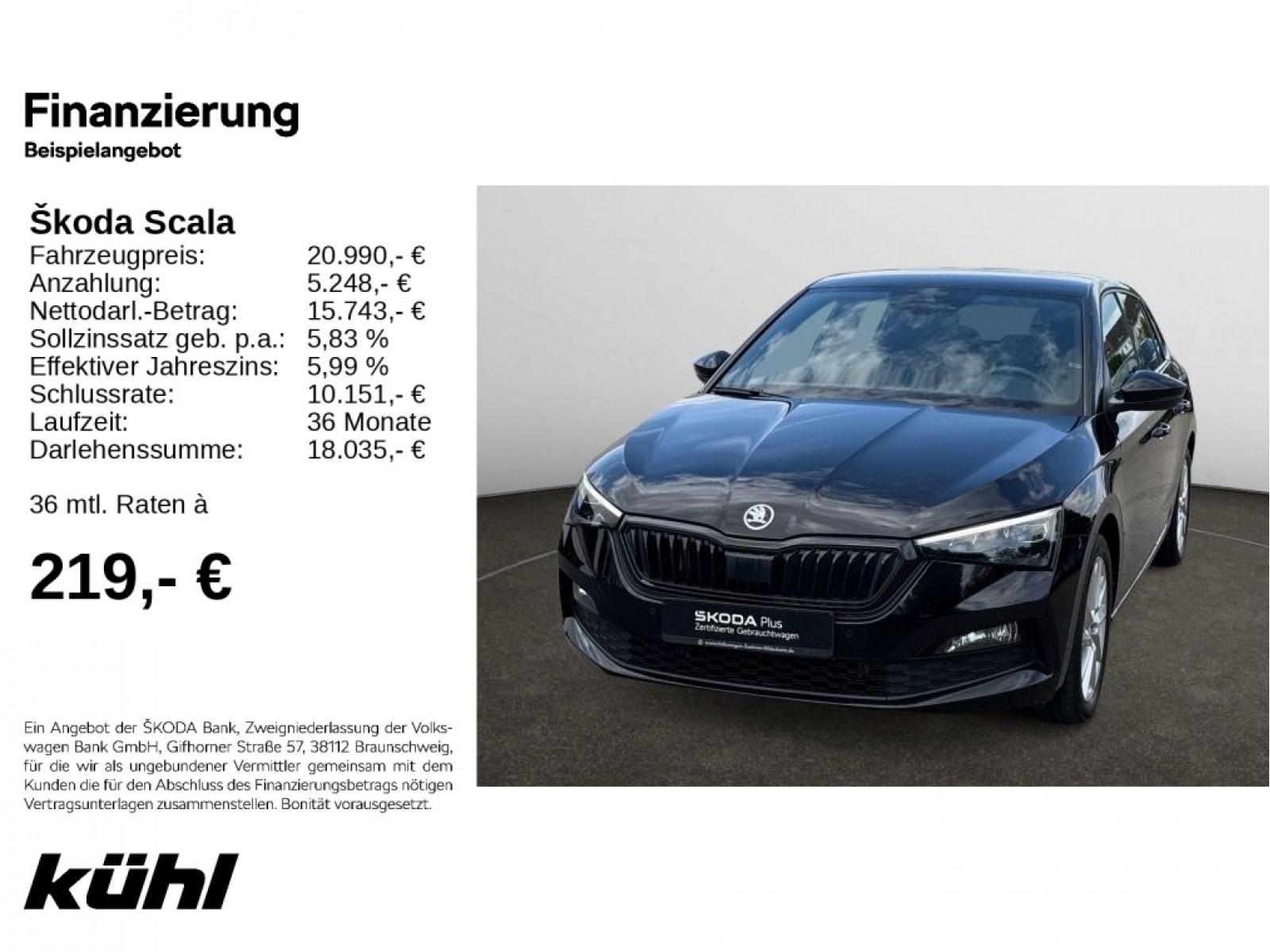 Scala 1.5 TSI DSG Style Navi,LED,Dynamic Paket