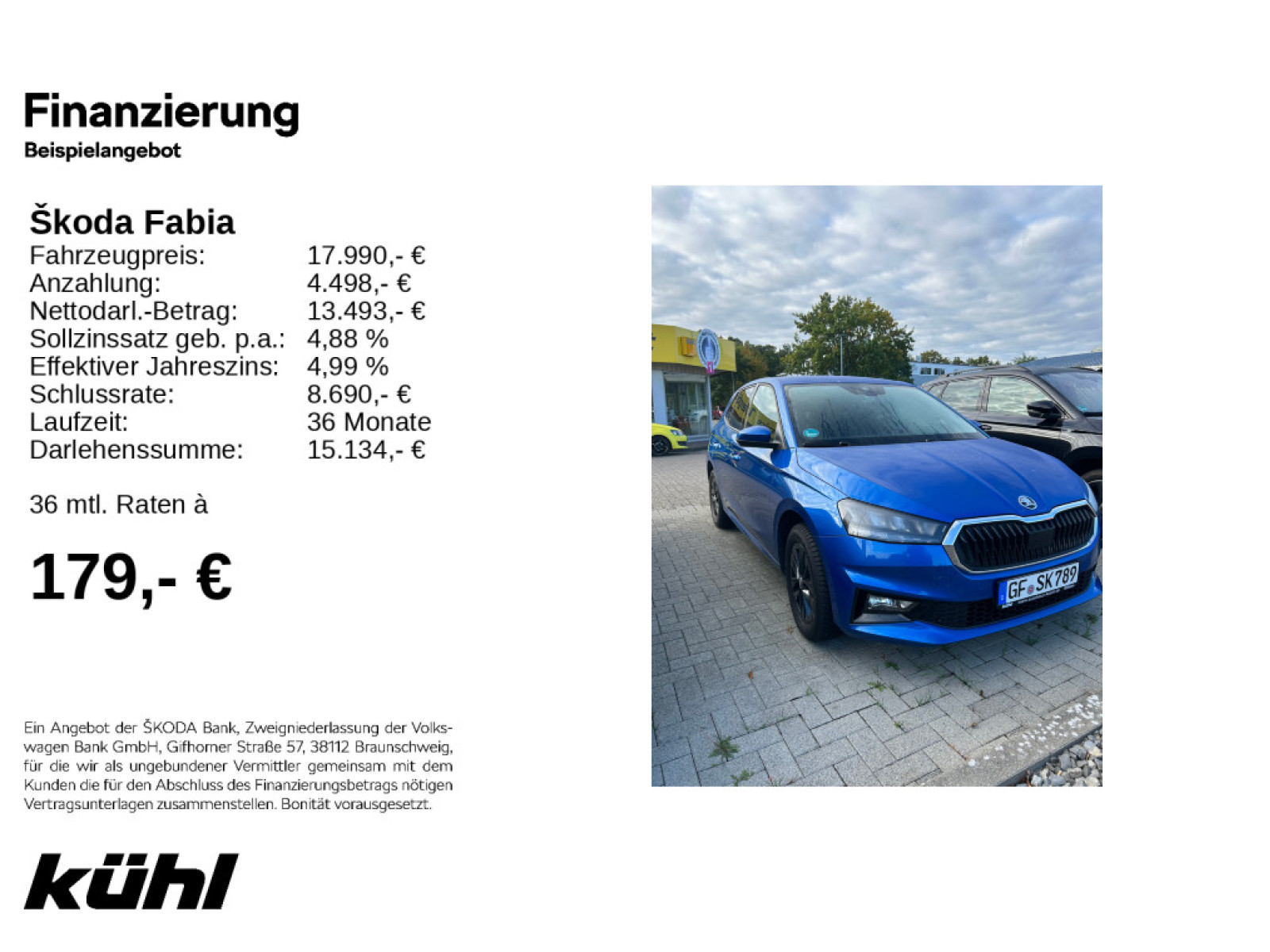 Fabia IV 1.0 MPI Selection SHZ/Alu